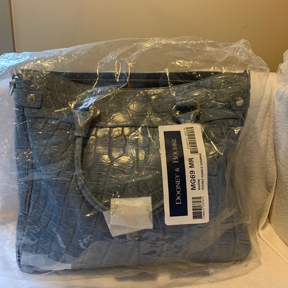 Dooney & Bourke Genuine Croco Shopper Crossbody - Picture 10 of 13